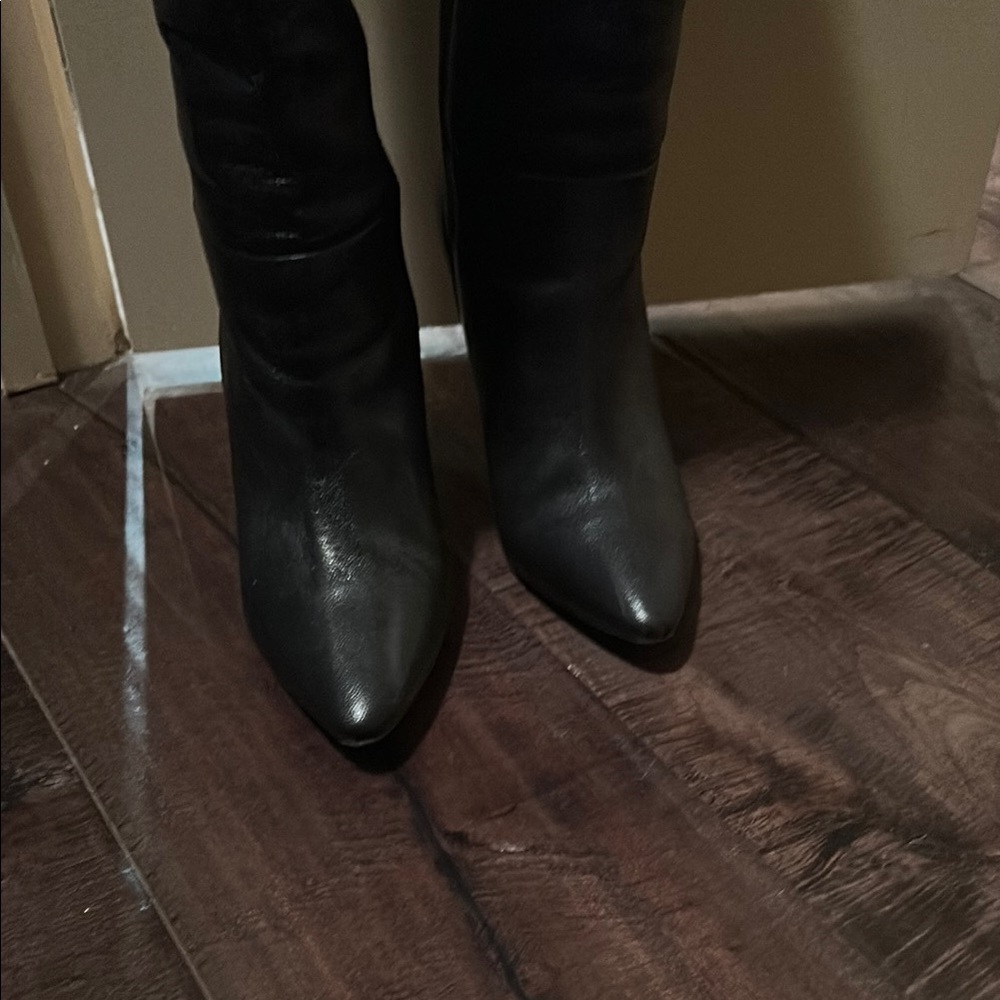 Tory Burch Black Knee-High Boots - Picture 4 of 8